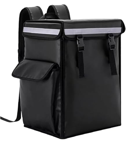 ウーバーイーツ 最新カバン ロゴ入り配達バッグ（ブラック） - Delivery Bag with Logo (Black