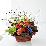 花由 ボリュームUP 季節のおまかせ 生花アレンジメント－秋ver 【日時指定便】