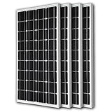 Renogy 400W 12V高効率単結晶ソーラーパネル太陽光パネル 100W*4個