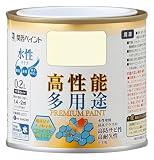 カンペハピオ プレミアム水性塗料 ミルキーホワイト 0.2L