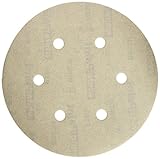 Bosch SR6W180 6-Inch Hook & Loop Sanding Disc, 6-Hole, White, 180 Grit, 5 Pack by BOSCH