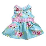 Happyハッピー耳　ベビー　女の子　夏　ノースリーブ　花柄　ワンピース　レース襟　ピンク蝶結びベルト　可愛い　 (110)