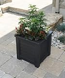 Mayne 5866-B Lakeland 16x16 Planter Black