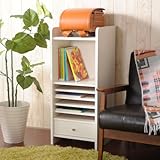 こどもと暮らしオリジナル Curio(キュリオ) ランドセル教科書ラック ホワイト