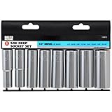 APEX TOOL GROUP-ASIA 119070 Master Mechanic 1/2 Drive Deep Standard Socket Set (8 Piece) [並行輸入品]