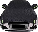 車カバー 適用アウディ R8 2005-2015、ハーフ ボディカバー、カーカバー 、 車ボディカバー、雹対策 車 カバー、防水防塵日焼け防止 x21r
