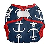 Imagine Baby Products Newborn Hook and Loop Diaper Cover, Overboard by Imagine Baby Products