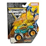 Monster Jam公式マーベルシリーズ4ダイキャスト 1:64スケール ウルヴァリンモンスタートラック