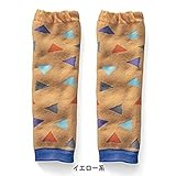 CREPUSCOLO ベビー 用 レッグウォーマー 防寒 冷房対策 焼け対策 肌を守る 男の子 女の子 2足セット 全7色 (イエロー系)