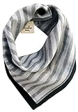 kishu baby Organic Ashland Stripe Reversible Bandana Bib, Multicolor, One Size by Kishu Baby [並行輸入品]