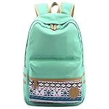Lightweight Canvas Laptop Bag School Bags for Teen Girls Backpack Travel Bag [並行輸入品]