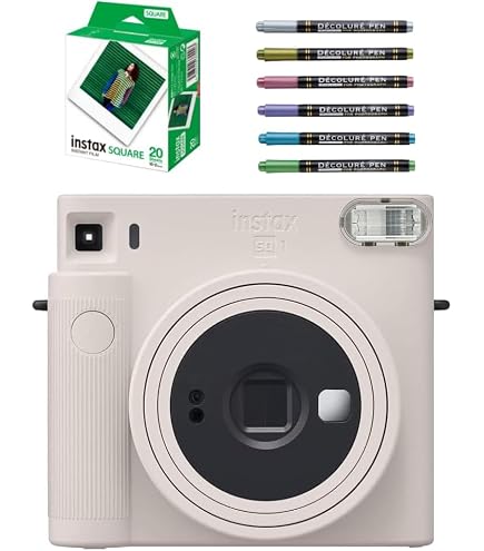 Amazon | Instax SQUARE SQ1 インスタントカメラ チョークホワイト