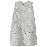 Halo SleepSack 100% Cotton Swaddle, Heather Gray, Small