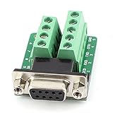 Hommy DB9アダプタ　ターミナル　コネク　タ信号モジュールへの　RS232 D-SUB メス