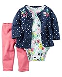 カーターズ Carter's ジャケット ＆ ワンピース ＆ パンツ 3点セット 3-Piece Little Jacket Set 18M (78-83cm) [ベビー・デポ モスリン ウォッシュク