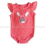 （ジンボリー）GYMBOREE うさぎ&りぼん　ロンパース 0-3M/60-65cm [並行輸入品]