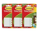 Command Picture Hanging Strips, Small, White, 8-Strips Each, 3 pack [並行輸入品]