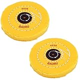 JINTONG 仕上 研磨 用 100 mm 4インチ コットン 布 バフ ホイール 2 個 セット 両頭 グラインダー にも 作業