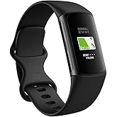 【Suica対応】Fitbit Charge 6 トラッカー オブシディアン／ブラック スマートウォッチ/防水/iPhone対応/アンドロイド対応/最大7日間のバッテリー/GPS搭載/心拍計/睡眠スコア [日本正規品]