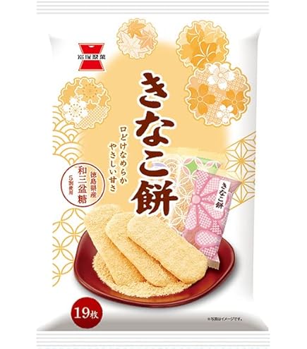 Amazon.co.jp: 岩塚製菓 きなこ餅 19枚×12袋入 : 食品・飲料・お酒