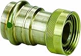 Viega 90356 PureFlow ProPress Manabloc Supply Adapter with 3/4-Inch by 1-Inch ProPress x Manabloc [並