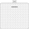 CLEAN HOUSE レジャーシート 大判 厚手 洗濯機で洗える 防水 200×200cm 4～8人用 ホワイト ギンガムチェック柄 家族 ファミリー用 キャンプ 遠足 海水浴 折りたたみ コンパクト収納