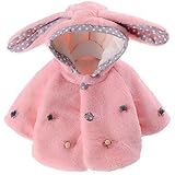 ベビーガールズファー冬暖かいコートクロークジャケット厚い暖かい服