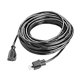 コンセント電源延長コードケーブル13A 16AWG SJTW 50フィートNEMA 5-15PにDealMux米国プラグNEMA 5-15Rブラックへ