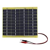 ECO-WORTHY 接着剤ソーラーパネル モジュール 5Ｗ 12V