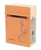 (レオン)LEON 郵便ポスト mail box ナチュラルポスト MB3010 オレンジ
