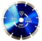 プロ仕様 ダイヤモンドブレード 乾式 レーザー溶接 外径180mm ブルー　穴径22mm 実績豊富！ (1)