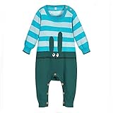 赤ちゃん哈衣　ベビー连体衣　ベビー服　ニット　コットン　柔らかい　長袖　漫画　動物絵柄　キッズ　ギフト　四季適用