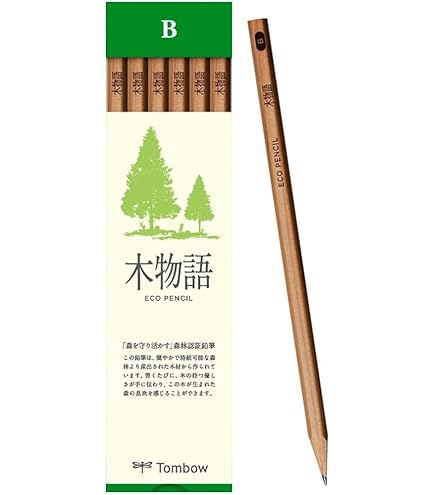 Amazon | トンボ鉛筆 鉛筆 S木物語 2B 1ダース LA-KS2B | 鉛筆