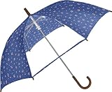 (エイ・エス・エス・エイ) a.s.s.a RKH066 雨傘キッズ安全手開き リトルブーケ 50cm ネイビー