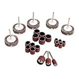 300個入り サンディングバンドキット フラップ サンド ペーパー ホイールディスク 1/2 " 1/4" 3/8 "