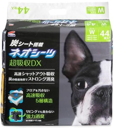 Amazon.co.jp: ネオシーツカーボンDX ワイド（1袋44枚）X4 : ペット用品