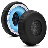defean 交換用イヤークッションカバー イヤーパッド MDR-XB400 xb 400 Extra Bass ステレオヘッドフォンに対応 (ブラック)