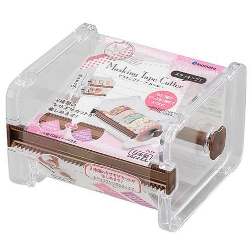100均 マスキングテープカッター マステ収納 5巻タイプ ギザ刃 事務用品 手帳デコ