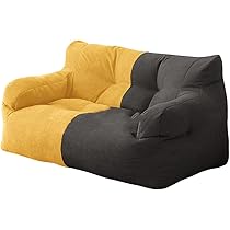 Amazon購入品 ビーズクッション ベージュ 2人がけソファー Amazon購入品 ビーズクッション ベージュ 2人がけソファー