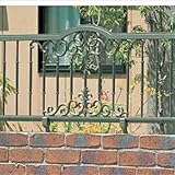 三協アルミ　鋳物フェンス　ラビロス2型　本体　1006　フリー支柱タイプ　【アルミフェンス　柵】 　ダークオリーブ