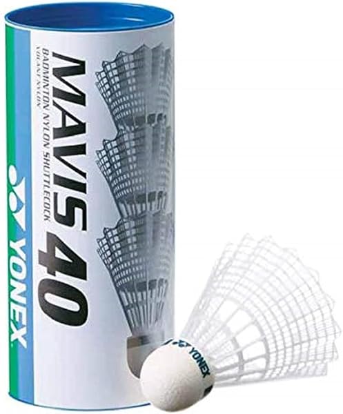 ヨネックス(YONEX) バドミントン シャトル メイビス40P (ナイロン+合成コルク) MIDDLE(適正温度12~23℃) M-40 - 1