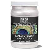 Modern Masters MM705 Matte Metallic Paint, Oyster, Quart [並行輸入品]