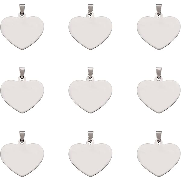 10-Pack Rose Gold Stamping Blanks - 1 Inch Stainless Steel Round Charms For Jewelry Making