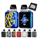 【P3】VOOPOO ARGUS P3｜ブープー アーガス ピースリー｜2.01インチ大型フルタッチディスプレイ｜革新的なフルタッチ操作｜FlavorKitchenオリジナルミニポーチ付属｜VAPE ベイプ 電子タバコ スターターキット (Blue Leather)