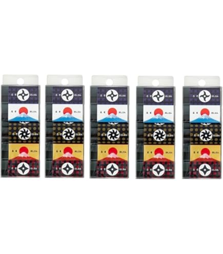 Amazon | 忍者 押し出し消しゴム セット | スタンダード消しゴム