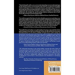 The Politics of Market Discipline in Latin America: Globalization and Democracy