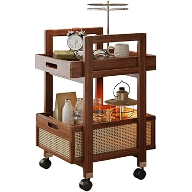 木製移動式ストレージカート 木製移動式ストレージカート 木製移動式ストレージカート