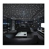 Honhuiクリエイティブ壁ステッカー、グローin theダークスター装飾ラウンドドット光キッズ部屋インテリア 50cm*70cm/19.6*27.5"