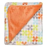 Boppy 2 Ply Solid Reverse Blanket, Jacks Print by Boppy