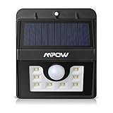 Mpow Solar Powerd Wireless 8 LED Security Motion Sensor Light Outdoor Wall/garden Lamp [並行輸入品]